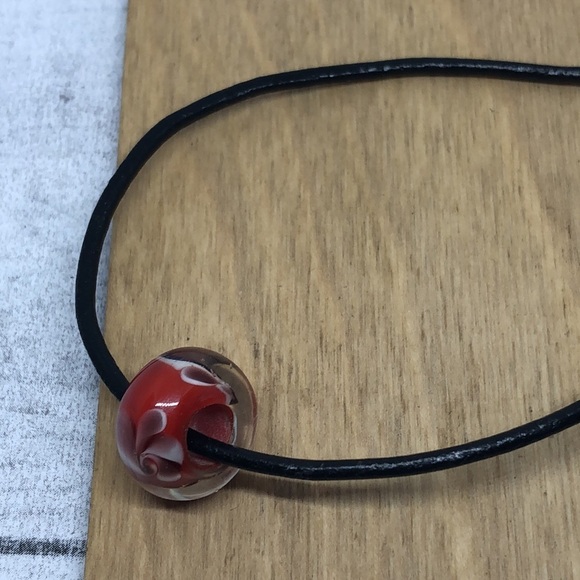 Sterling silver 925 leather cord bracelet for charms minimalist style or add > - Picture 2 of 5